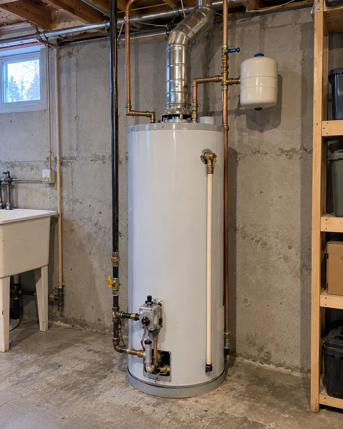 New water heater installation in a Vaughan home